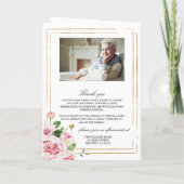 葬祭命令 | Pink Flowers Memorial プログラム (裏面)