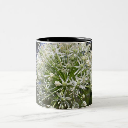 葱類の花のマグ ツートーンマグカップ (中央)