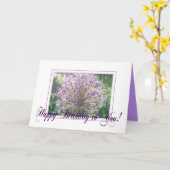 葱類-ハッピーバースデー カード (黄色い花)