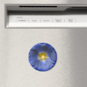 葵の花の美しい青の磁石 マグネット (インサイチュ (食洗機))