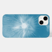 葵の花アイスブルー Case-Mate iPhoneケース (裏面 (横))