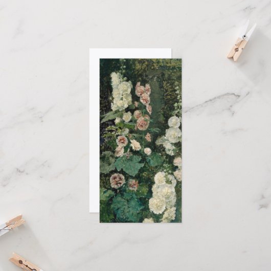 葵バラ花 カード (正面/裏面インサイチュ)