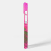 葵フラワーピンクベルベット Case-Mate iPhoneケース (裏面 / 左)