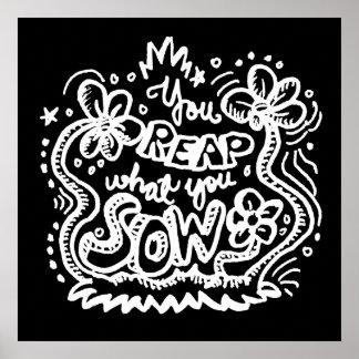 蒔いたものを刈り取る2 ポスター