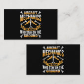 蒙古整備士航空機の英雄デザイン 名刺 (正面/裏面)