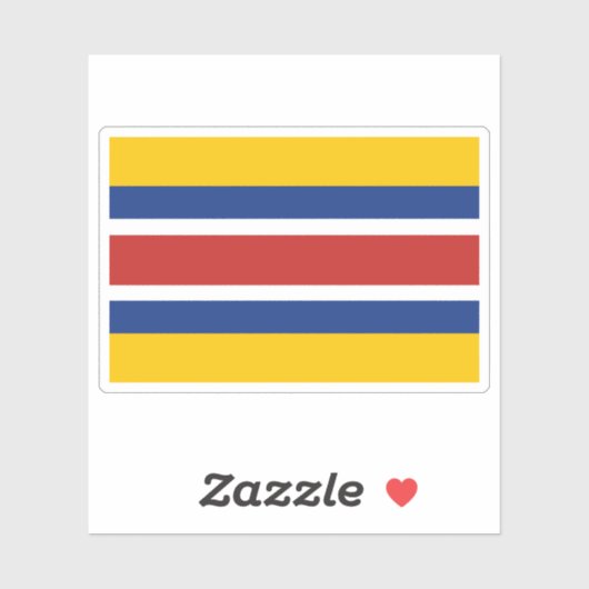 蒙江国旗 シール (シート)