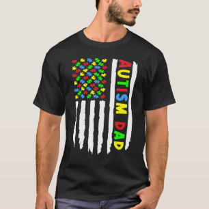 蒙自閉症スペクトル障害パパ誇りを持った認識度 Tシャツ