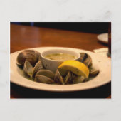 蒸したハサミを煮汁に入れたおいしい椀 ポストカード (正面)