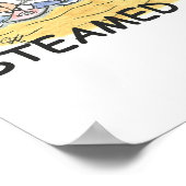 蒸しカニプリント ポスター (角)