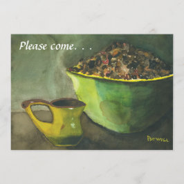 蒸しカフェサンデーブランチ招待状 招待状