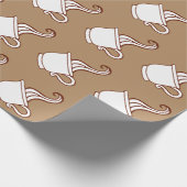 蒸しコーヒーカップ包装紙 ラッピングペーパー (角)