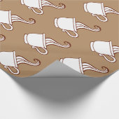 蒸しコーヒーカップ包装紙 ラッピングペーパー (角)