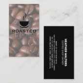 蒸しコーヒーカップ | コーヒービーンズ 名刺 (正面/裏面)