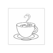 蒸しコーヒーゴムスタンプ ラバースタンプ (インプリント)
