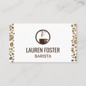 蒸しコーヒー1杯 |コーヒー豆 名刺 (正面)