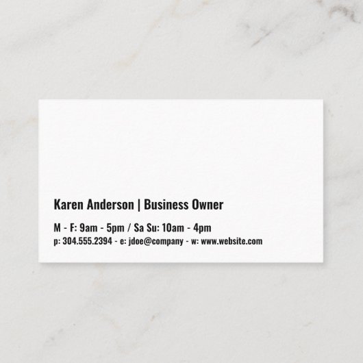 蒸しコーヒー1杯 | シティスカイライン 名刺 (裏面)