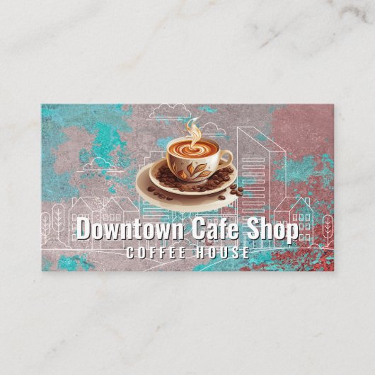 蒸しコーヒー1杯 | シティスカイライン 名刺 (正面)