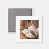 蒸しパン マグネット (正面/裏面)