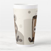 蒸しラテマグデザイン カフェラテマグ (正面)