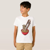 蒸しラーメン Tシャツ (正面フル)