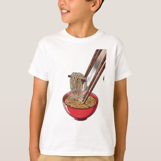 蒸しラーメン Tシャツ (正面)