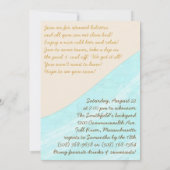 蒸しロブスターパーティの招待状 招待状 (裏面)