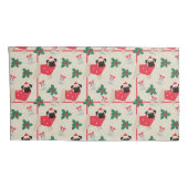 蒸し暑いクリスマスの枕カバー 枕カバー (裏面-右)