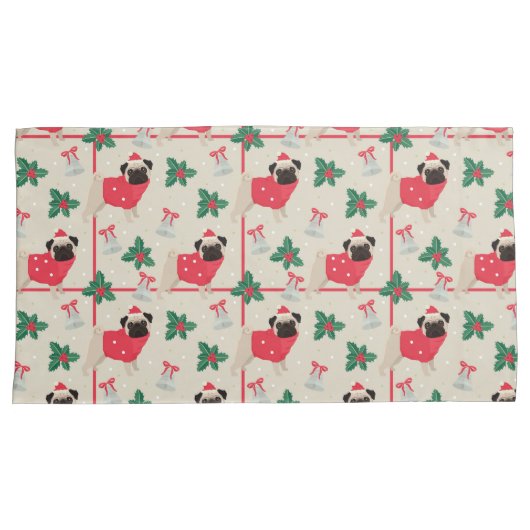 蒸し暑いクリスマスの枕カバー 枕カバー (正面右)