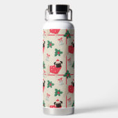 蒸し暑いクリスマスウォーターボトル ウォーターボトル (背面)