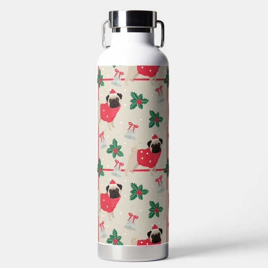 蒸し暑いクリスマスウォーターボトル ウォーターボトル (正面)