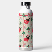 蒸し暑いクリスマスウォーターボトル ウォーターボトル (左面)