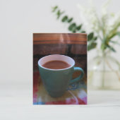 蒸し暑いコーヒーポストカード ポストカード (スタンド正面)