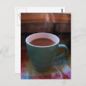 蒸し暑いコーヒーポストカード ポストカード (正面/裏面)