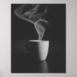蒸し暑いコーヒー ポスター