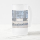 蒸し暑い冬の魚釣りレイクタニコモフロストマグ フロストグラスビールジョッキ (正面右)