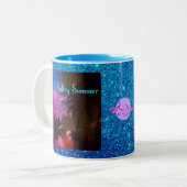 蒸し暑い夏 ツートーンマグカップ (正面左)