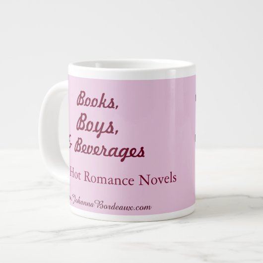 蒸し暑い！ジャンボラブマグ ジャンボコーヒーマグカップ (正面左)