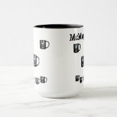 蒸し暑いMcMugFace マグカップ (中央)