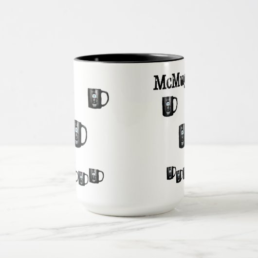 蒸し暑いMcMugFace マグカップ (中央)