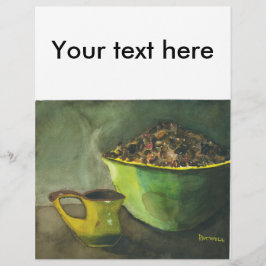 蒸し朝のコーヒーボウルのコーヒー豆カップ