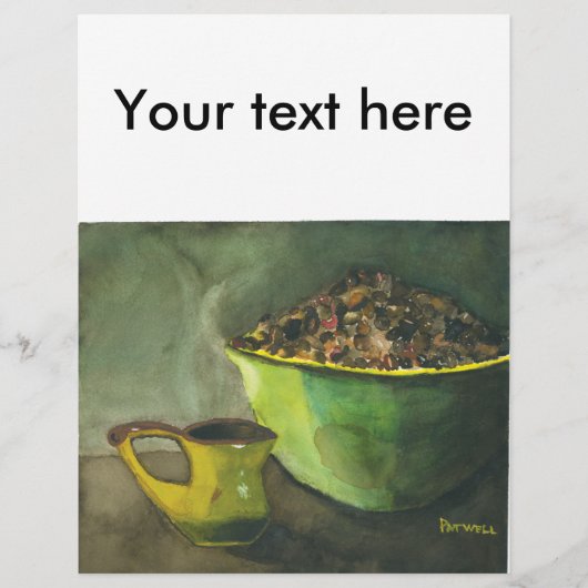 蒸し朝のコーヒーボウルのコーヒー豆カップ (正面)