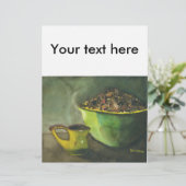 蒸し朝のコーヒーボウルのコーヒー豆カップ (スタンド正面)