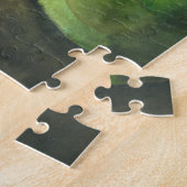 蒸し朝のコーヒーボウルのコーヒー豆カップ ジグソーパズル (側面)