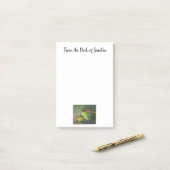 蒸し朝のコーヒーボウルのコーヒー豆カップ ポストイット (デスク上)