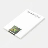 蒸し朝のコーヒーボウルのコーヒー豆カップ ポストイット (アングル)