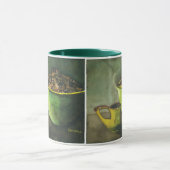 蒸し朝のコーヒーボウルのコーヒー豆カップ マグカップ (中央)