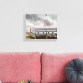 蒸し美しい:イエローストーン間欠泉の噴火 キャンバスプリント (インサイチュ (リビング))