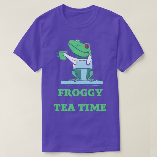 蒸し茶 Tシャツ (デザイン正面)