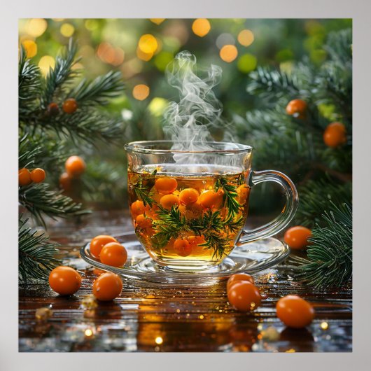 蒸し草茶 ポスター (正面)