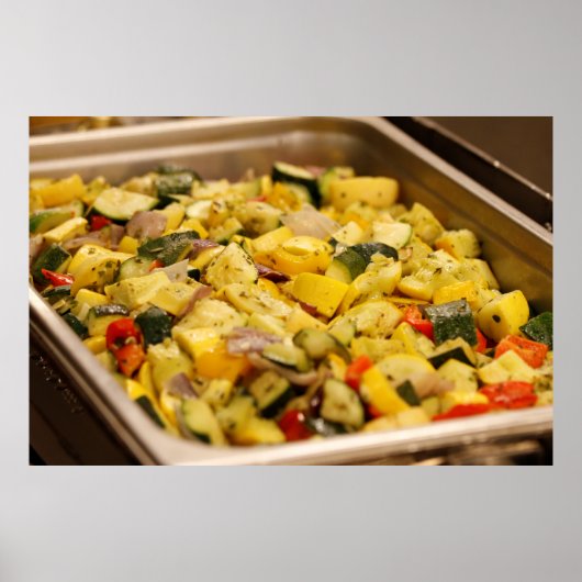 蒸し野菜 ポスター (正面)